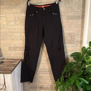 Boss Hugo BOSS  Mens Utility Nylon Streetwear Gray Orange Label Large pants